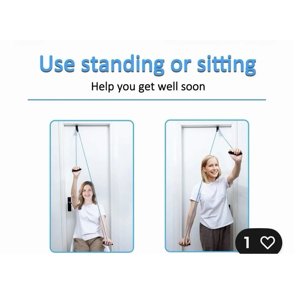 Shoulder Pulley for Physical Therapy, Pulleys Metal Bracket,Pulley Over the Door